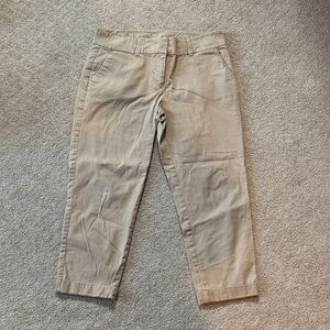 Talbots Light Brown Khaki Ankle Pants